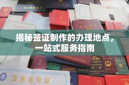 会东揭秘签证制作的办理地点，一站式服务指南