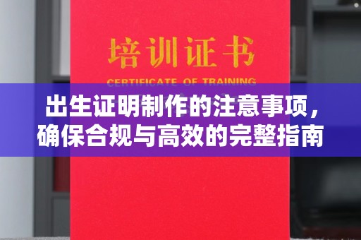 会东出生证明制作的注意事项，确保合规与高效的完整指南