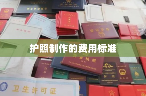 会东护照制作的费用标准