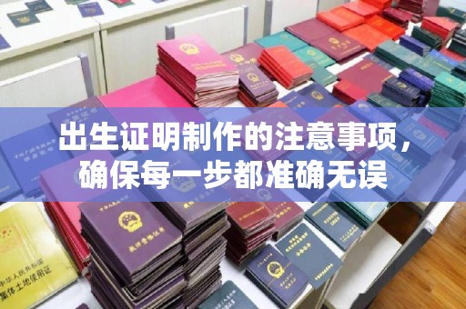会东出生证明制作的注意事项，确保每一步都准确无误
