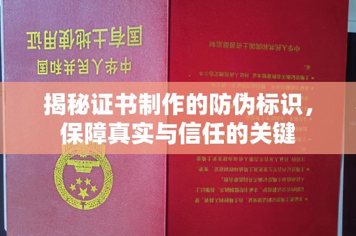 会东揭秘证书制作的防伪标识，保障真实与信任的关键
