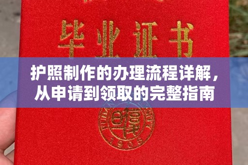 会东护照制作的办理流程详解，从申请到领取的完整指南
